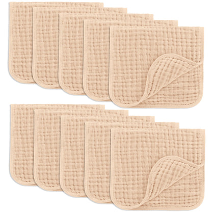 Comfy Cubs - Juego de paños de muselina para eructos de 20 x 10 pulgadas, paquete de 10