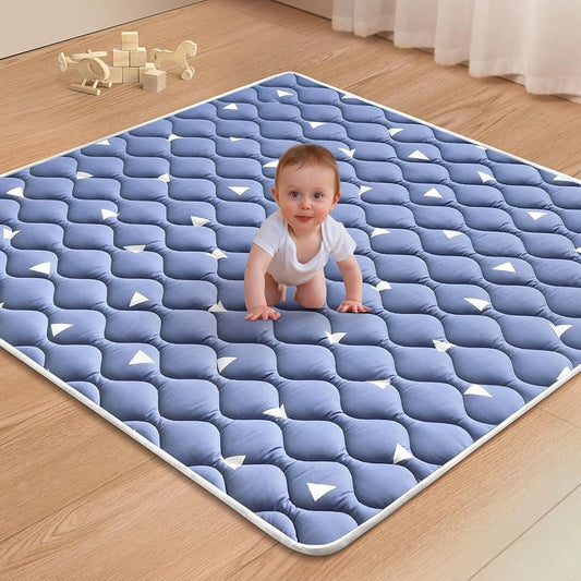 Tapete de juego de espuma prémium para el suelo, tapete de corral de 50 x 50 pulgadas