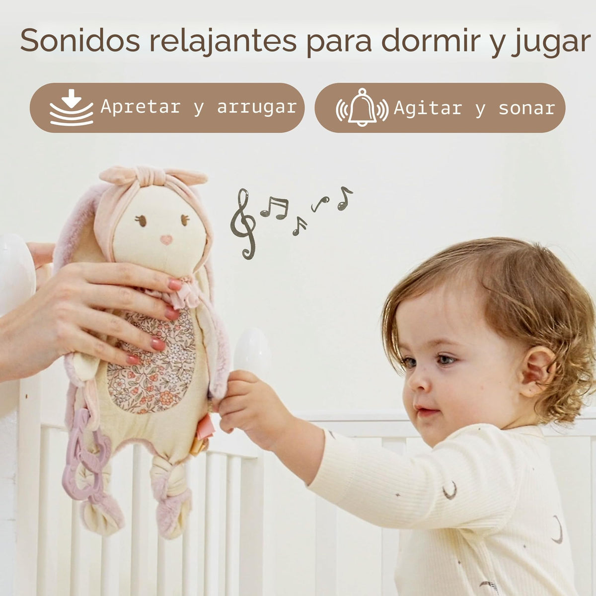 Moonkie Manta de seguridad para bebé con mordedor de silicona