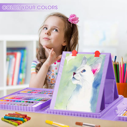 VigorFun Suministros de arte, kit de arte de dibujo de 240 piezas