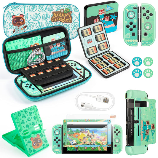 Estuche GEFACR para Switch con Animal Crossing