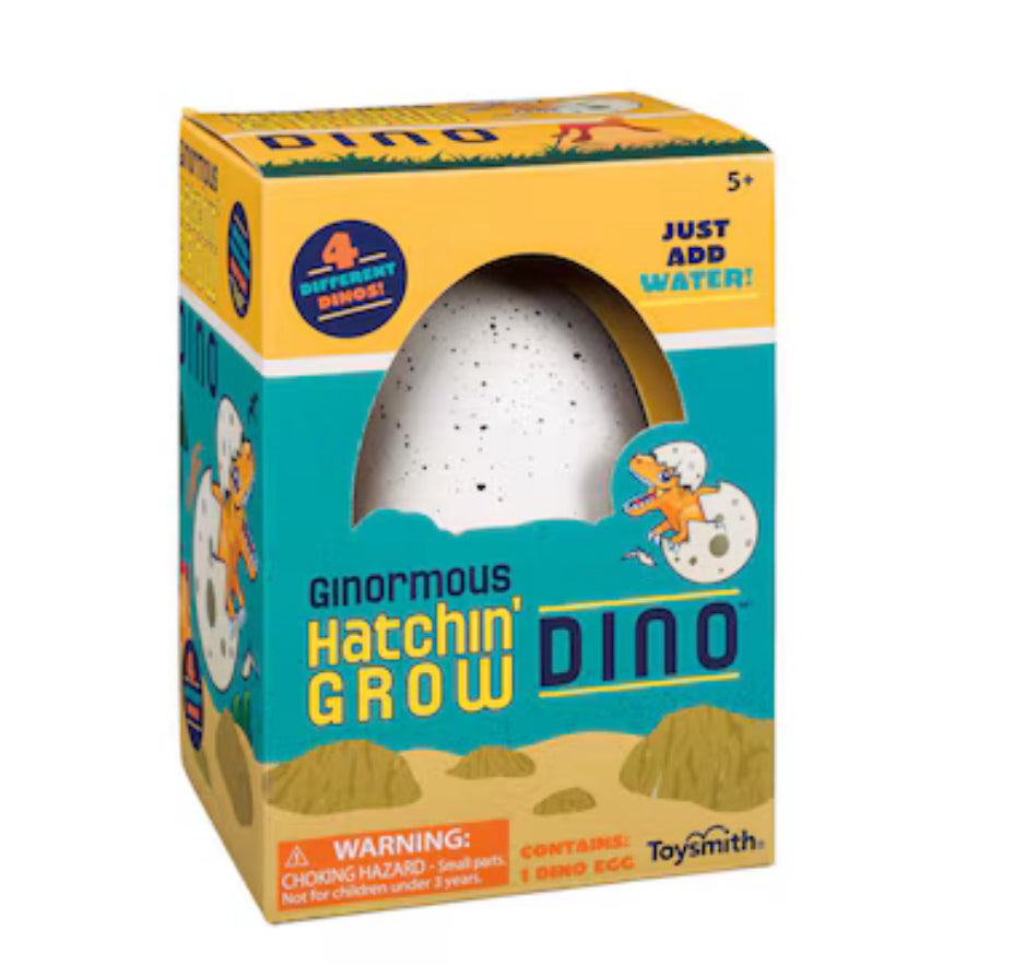 Juguete de cultivo de huevo de dinosaurio