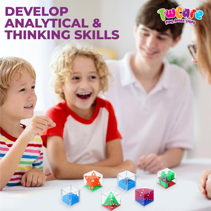 Paquete de 24 cubos de rompecabezas para TDAH