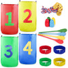 POPLAY 26PCS Juegos al Aire Libre, Bolsas de Carrera