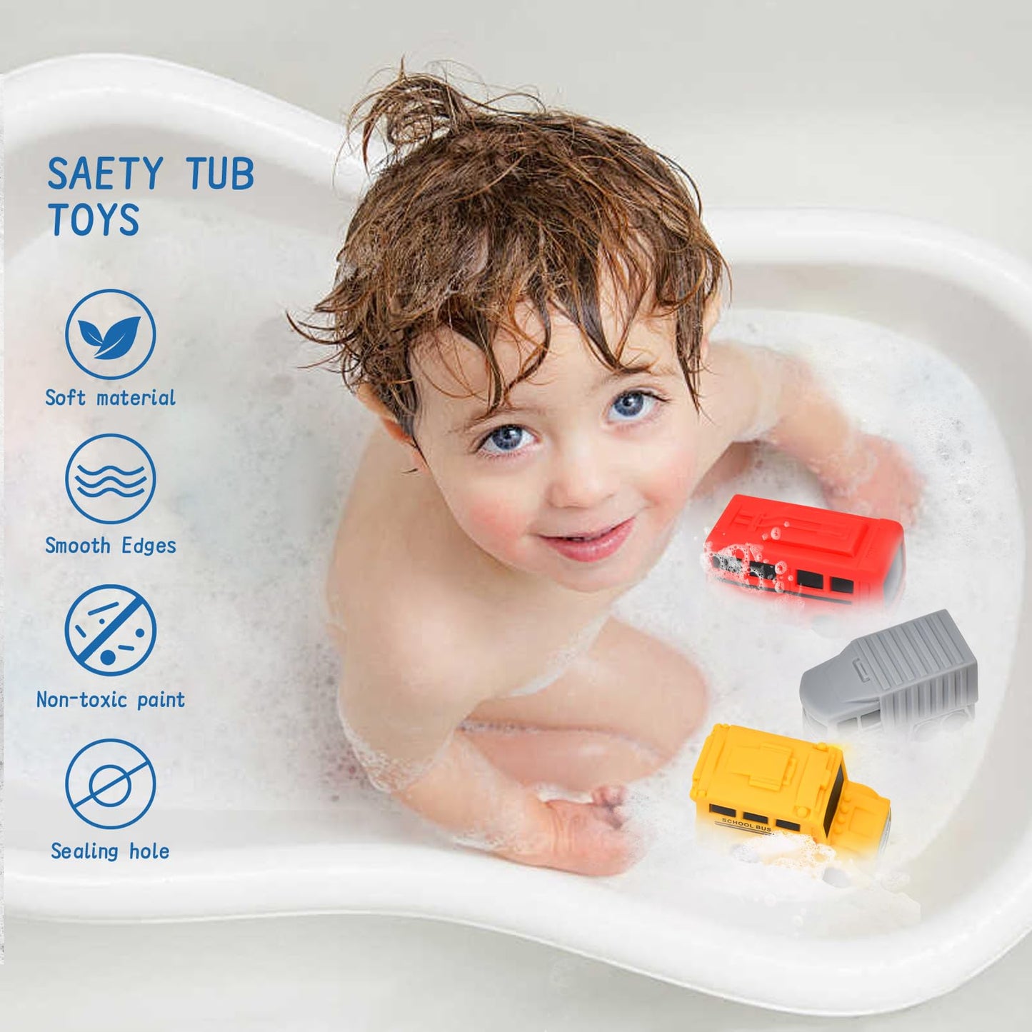 Juguetes de baño para bebés de 1 a 3 años