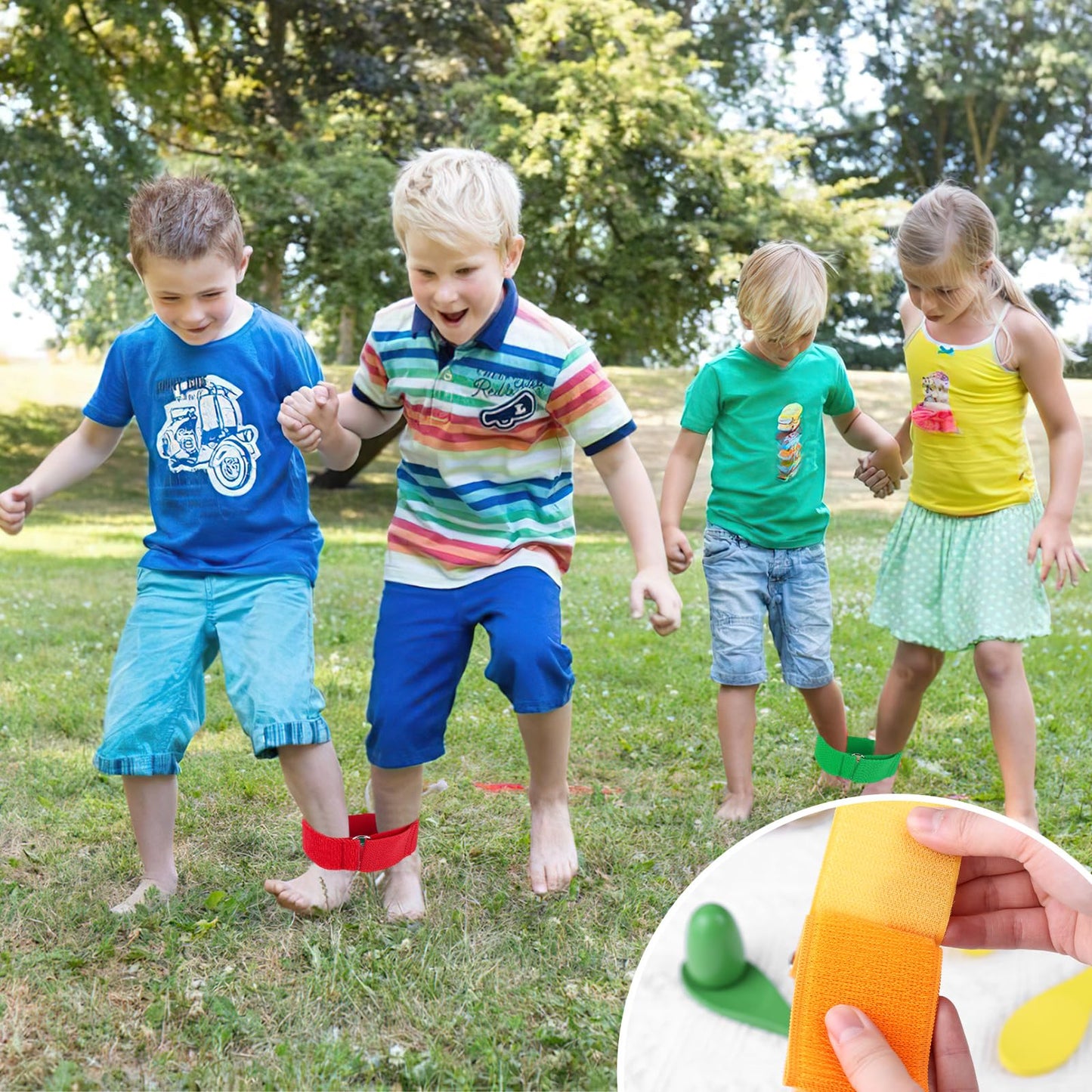 POPLAY 26PCS Juegos al Aire Libre, Bolsas de Carrera