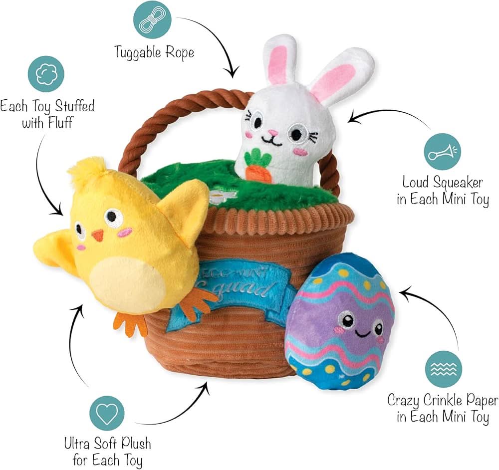 Juego de 4 piezas de peluche