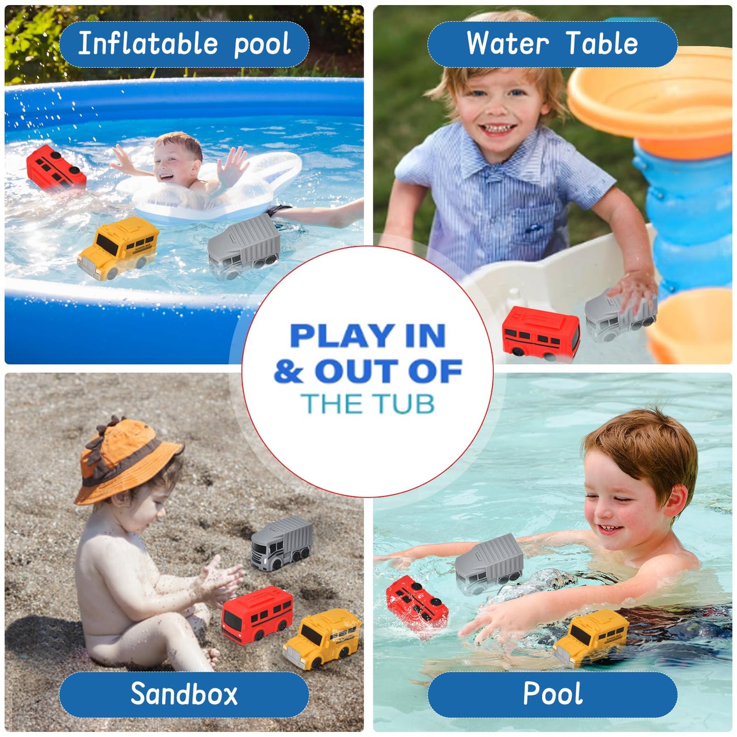 Juguetes de baño para bebés de 1 a 3 años