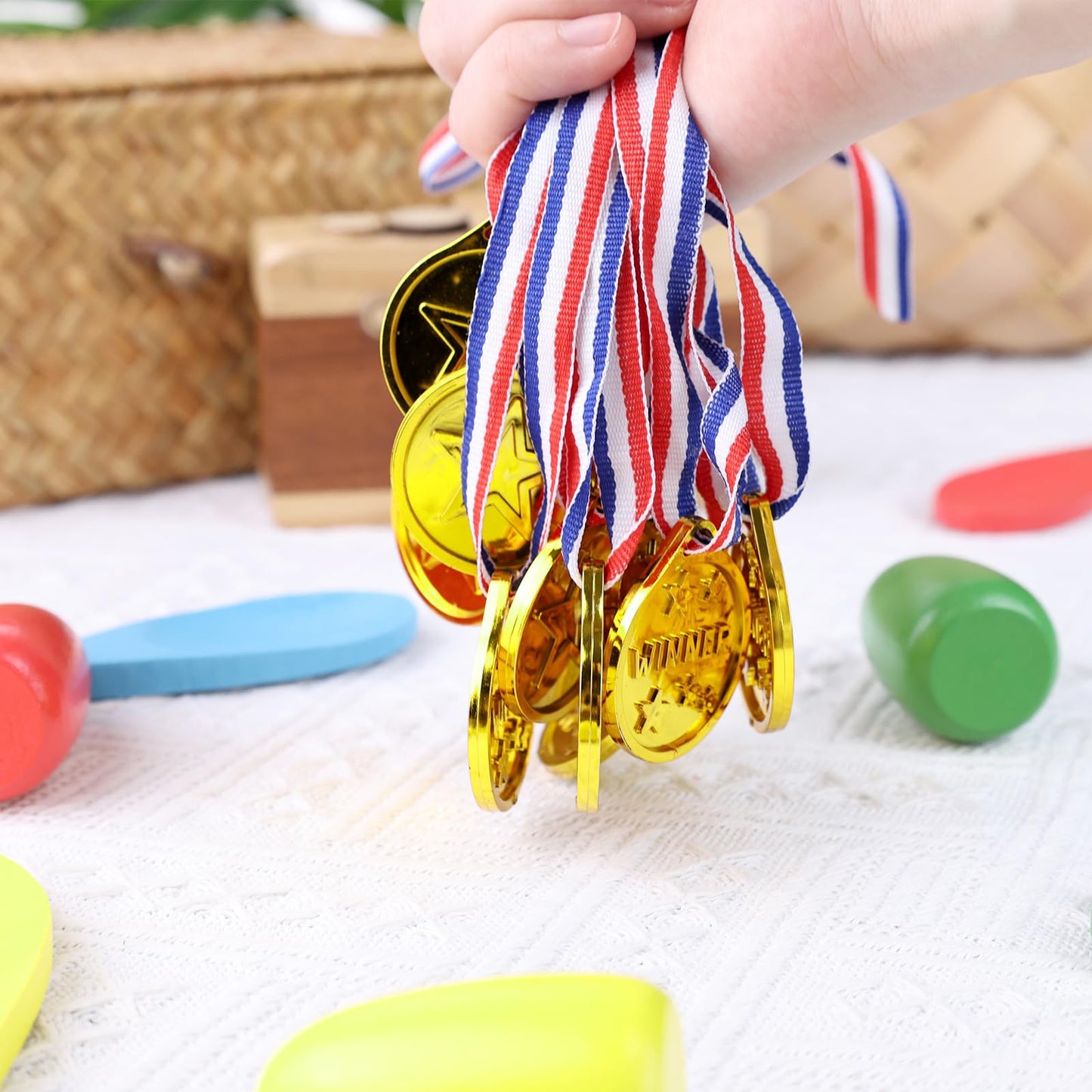 POPLAY 26PCS Juegos al Aire Libre, Bolsas de Carrera