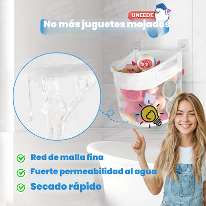 UNEEDE - Organizador de juguetes de baño
