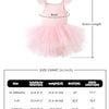 Maillot de baile tutú para niña con mullido vestido de ballet de 4 capas para bailarina (2-4 años)