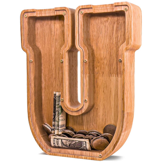 Alcancía de madera