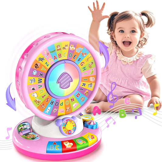 Alfabeto musical con luces y sonidos para girar y cantar