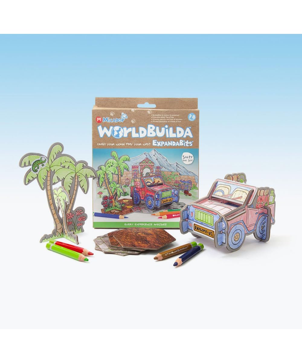 Figuras troqueladas jR. WorldBuilda ExpandaBits