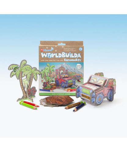 Figuras troqueladas jR. WorldBuilda ExpandaBits