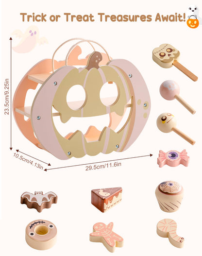 Jueguete de Halloween de madera