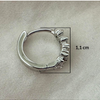 Argollitas para niña de plata 925