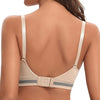 Brasier de lactancia con cuello en V, Talla L, disponible en Negro y Blanco