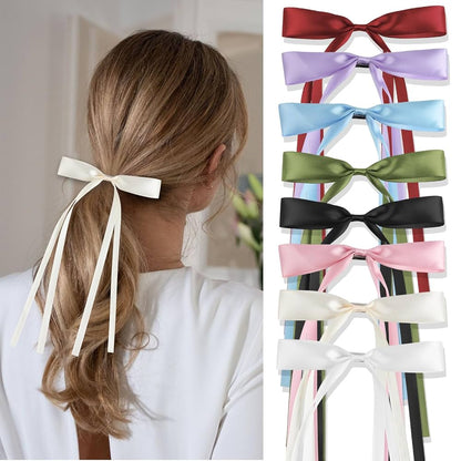 8 pinzas para el cabello con nudo