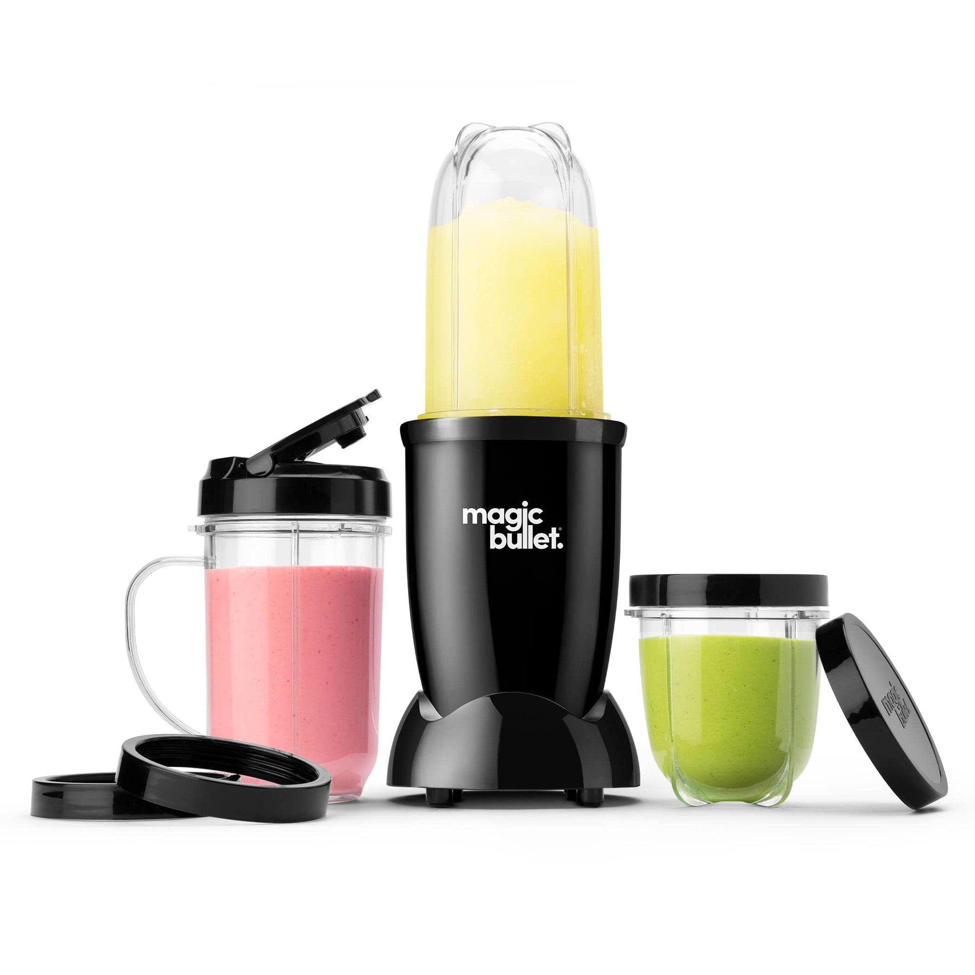 magic bullet Licuadora, pequeña, negra, juego de 11 piezas