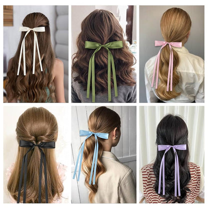 8 pinzas para el cabello con nudo