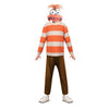 Disfraz de ansiedad para niños y niñas con máscara y pantalones, conjunto de disfraz de película, 5-6 años