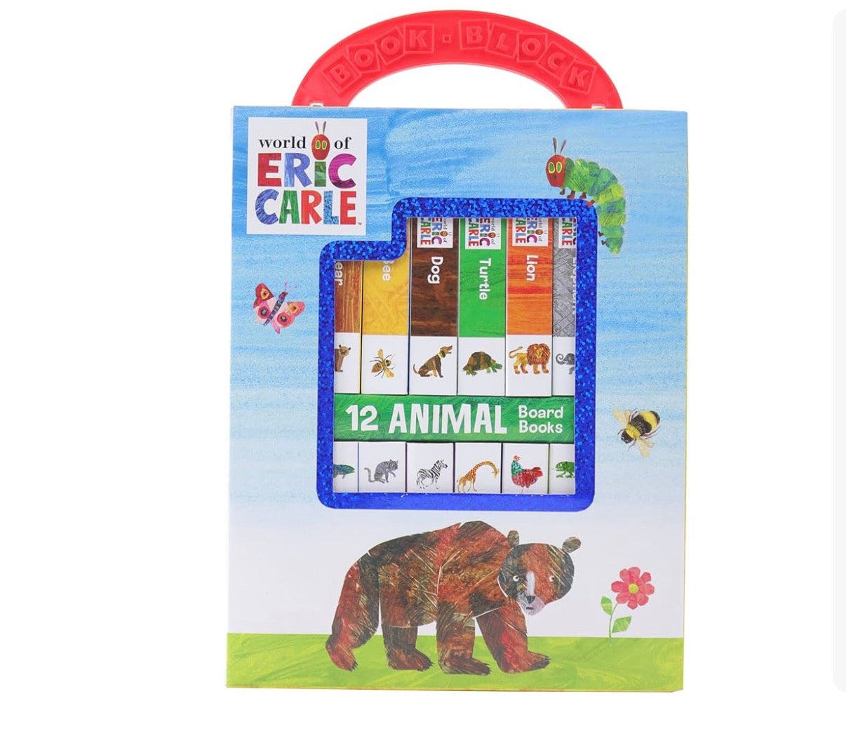 World of Eric Carle, My First Library Animal Board Book Block 12-Book Set