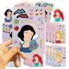 Pegatinas de princesas para niños, 24 hojas