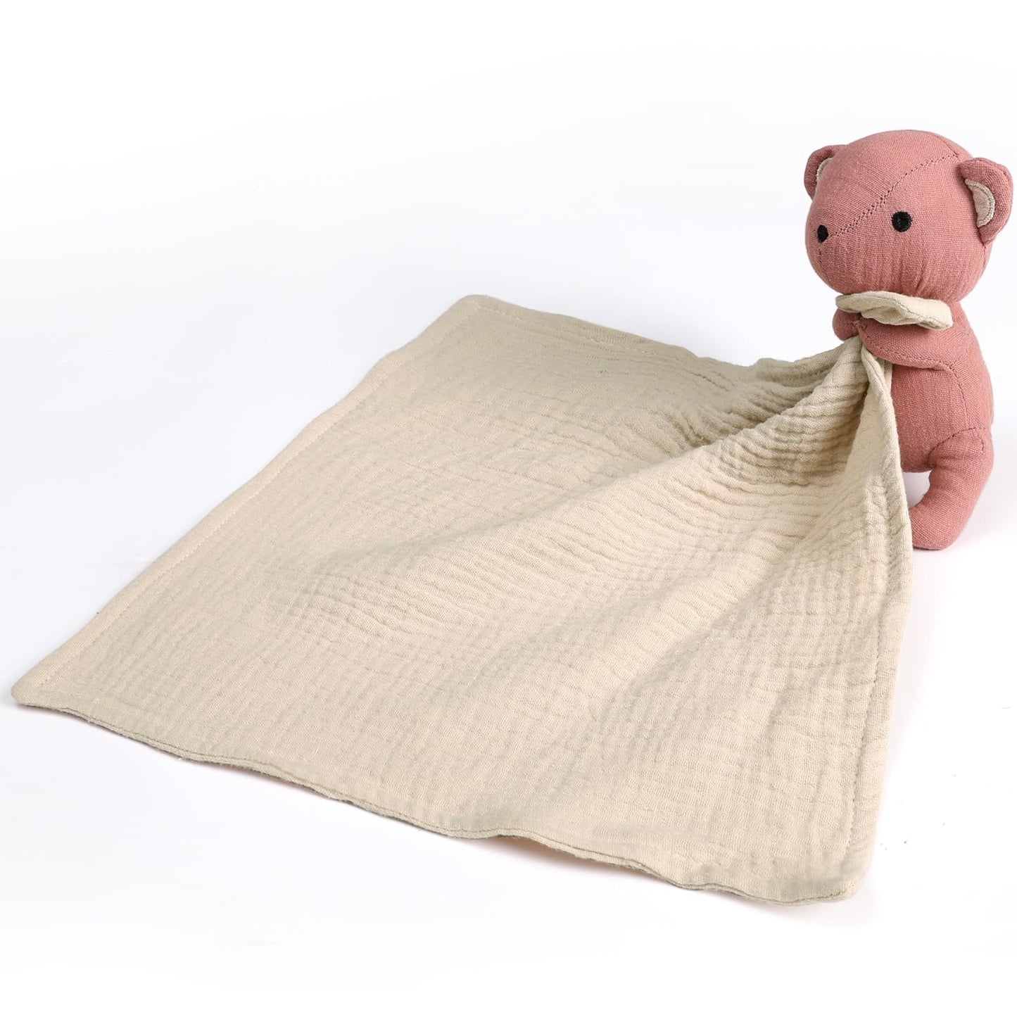 ACRABROS - Manta de seguridad para bebé, diseño de oso de peluche