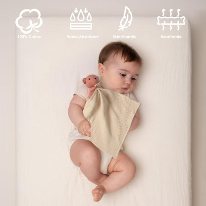 ACRABROS - Manta de seguridad para bebé, diseño de oso de peluche