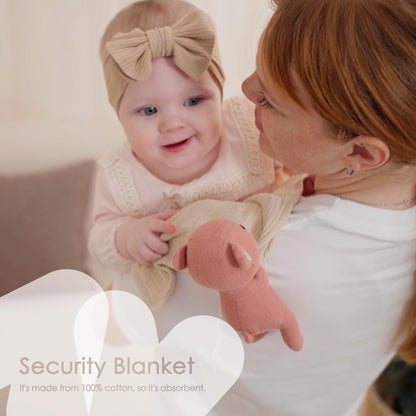 ACRABROS - Manta de seguridad para bebé, diseño de oso de peluche