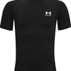 Under Armour Camiseta HeatGear de manga corta para niño, Talla YXS