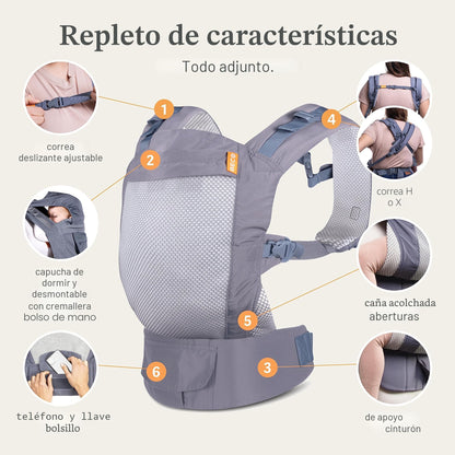 Beco Portabebés para niños de 24 a 48 meses