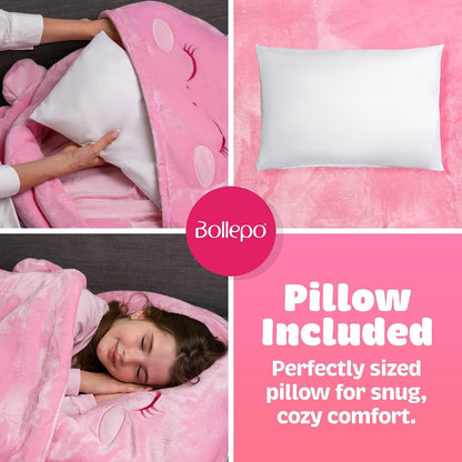 Saco de dormir para niños que brilla en la oscuridad