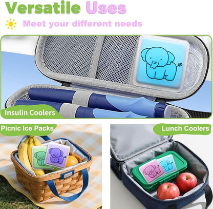 Boo Boo - Bolsa de hielo en gel con forma de elefante para lesiones, también ideal para loncheras