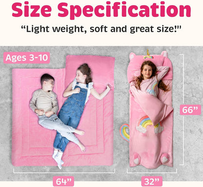 Saco de dormir para niños que brilla en la oscuridad