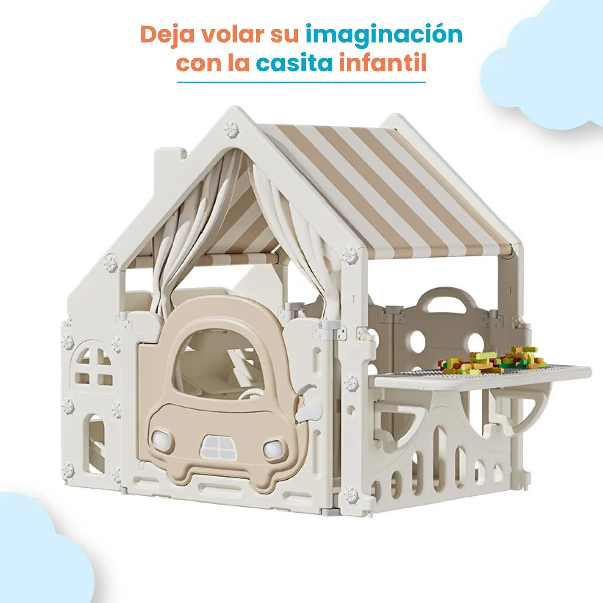 Casa de juego con organizador