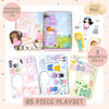 Juego de muñecas Story Magic Dress-Up, estuche magnético