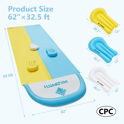 WILDPATH Tobogán acuático inflable
