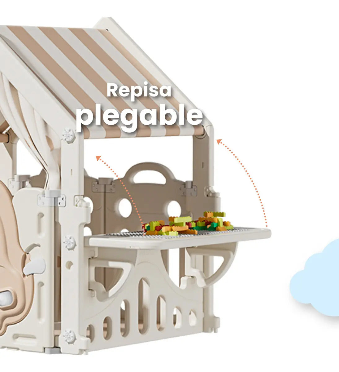 Casa de juego con organizador