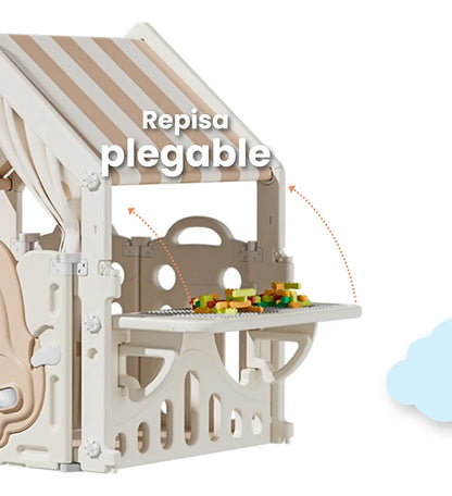 Casa de juego con organizador