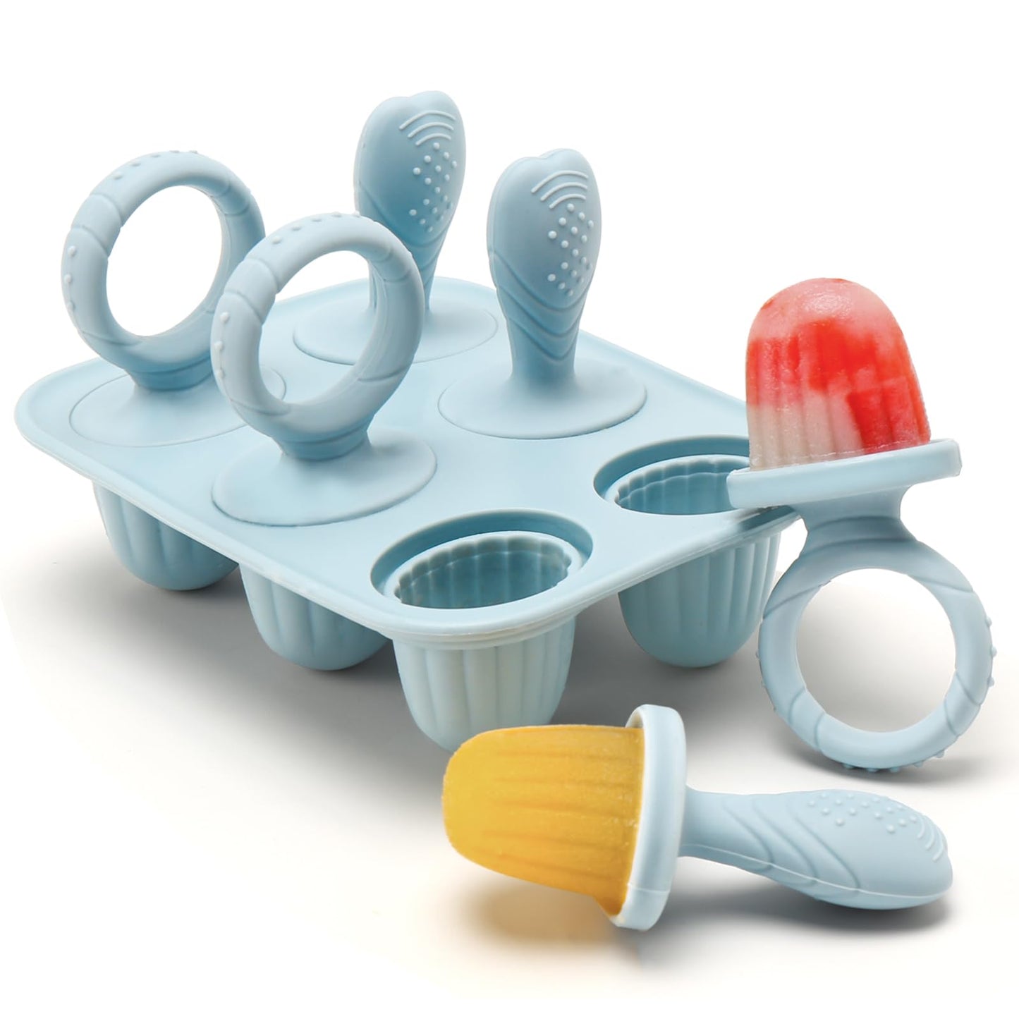 Moldes de silicona para paletas de bebé con palos