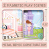 Juego de muñecas Story Magic Dress-Up, estuche magnético