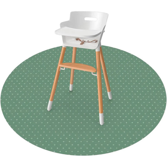 Weesprout alfombrilla antisalpicaduras impermeable redonda, verde