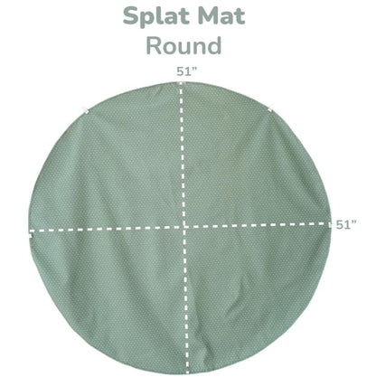 Weesprout alfombrilla antisalpicaduras impermeable redonda, verde