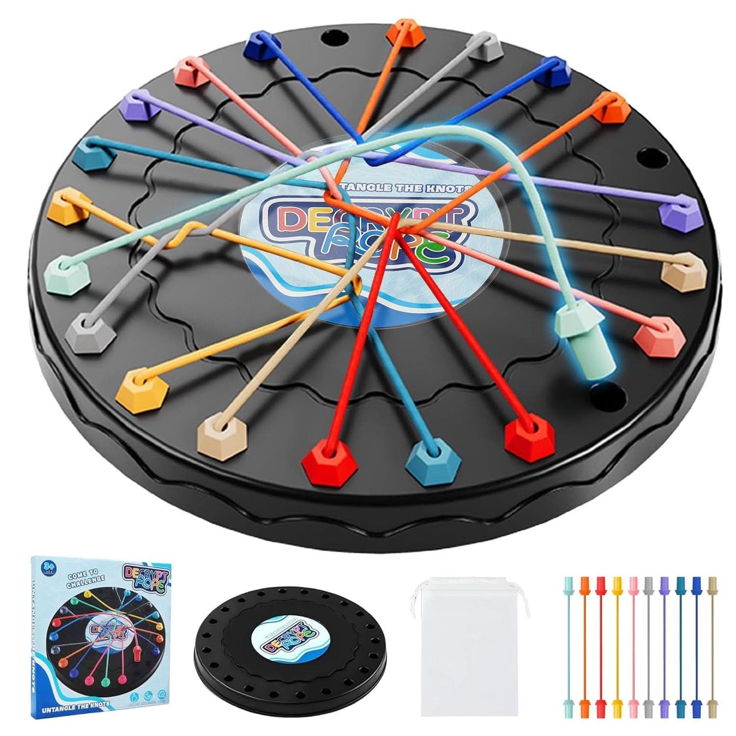 Juego de rompecabezas de desentrañar nudos Brainy Knots