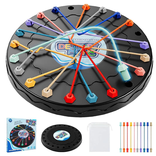 Juego de rompecabezas de desentrañar nudos Brainy Knots