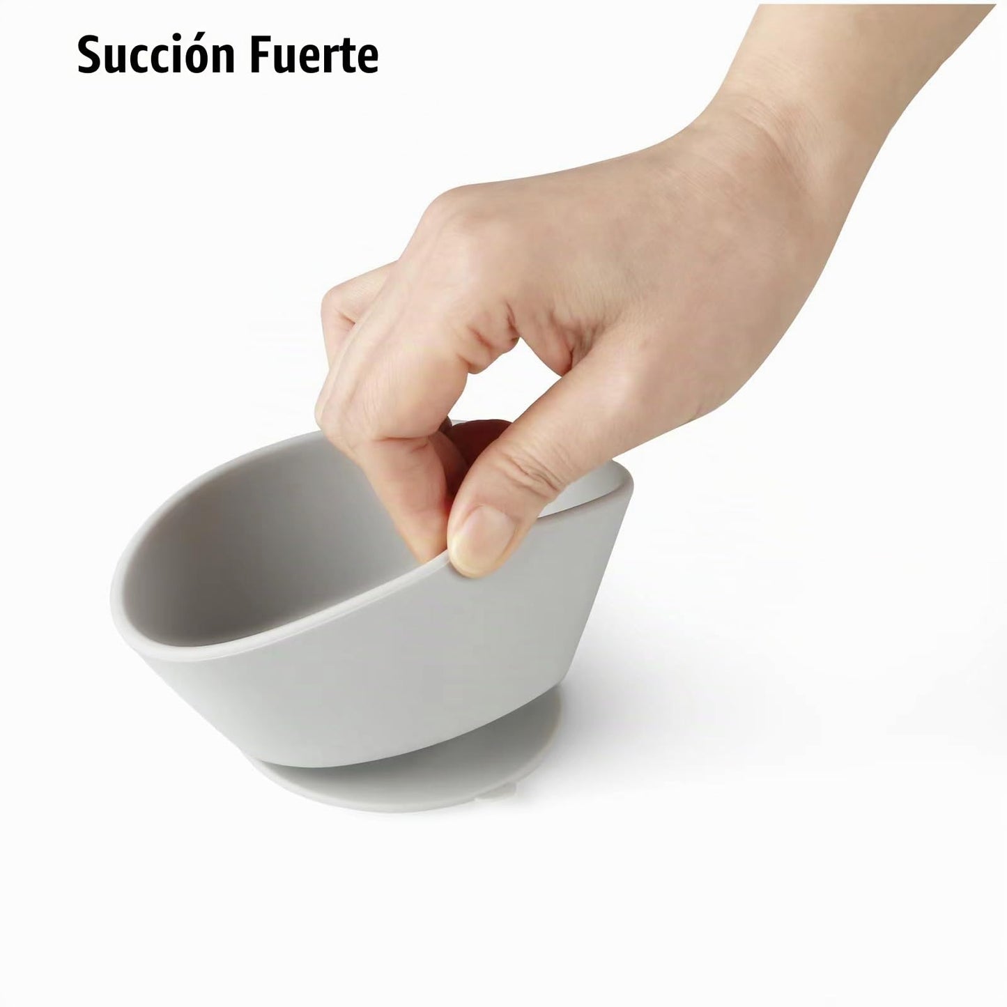 PandaEar - Paquete de 3 cuencos de silicona para bebé, cuencos de alimentación de primera etapa
