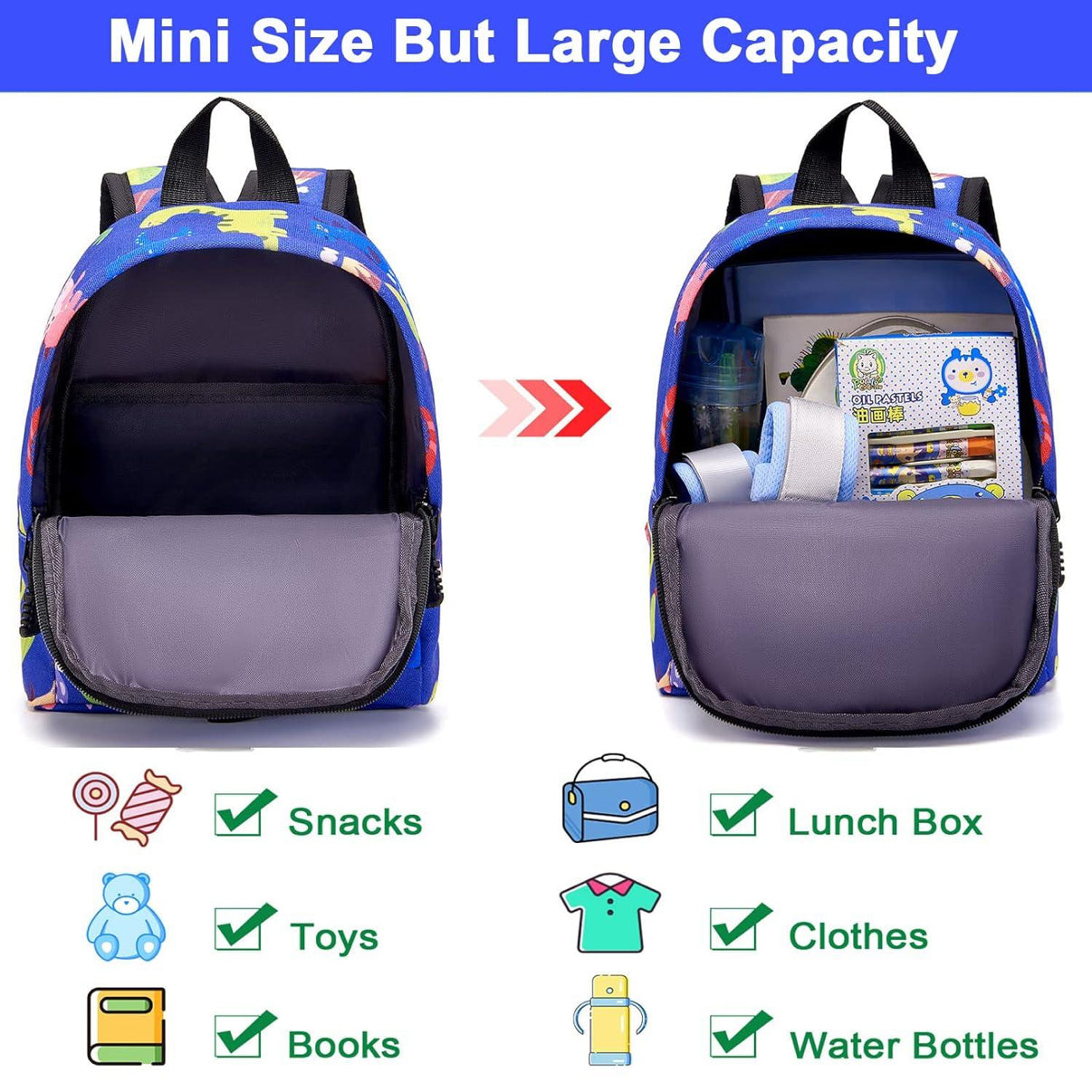 Accmor correa de mochila para niños pequeños con eslabón de muñeca antipérdida