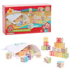 Juego de bloques de madera ABC clásicos de 51 piezas CoComelon